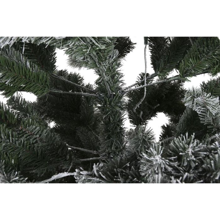 DKD Home Decor Árbol de Navidad Alpina Nevado con Luz LED Cálida 240 cm Alto 155 cm Ancho Verde 1708 Ramas Desmontable 3 DKD Home Decor Árbol de Navidad Alpina Nevado con Luz LED Cálida 240 cm Alto 155 cm Ancho Verde 1708 Ramas Desmontable 3