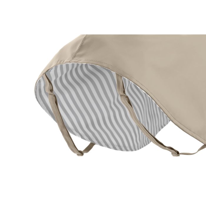 Hunter Abrigo Milford para Perro 40 cm Beige Impermeable y Cortavientos con Cremallera Impermeable Abertura Arnés y Cuello/Vientre Ajustable 4