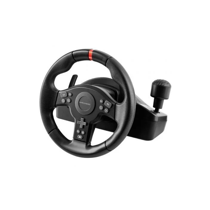 Mars Gaming MWH-RSXONE Volante SimRacing 270° con Palanca Secuencial, Pedalera XL y Vibración DriveSense para PC, PS3, PS4, Switch, Xbox One y Series X/S 2