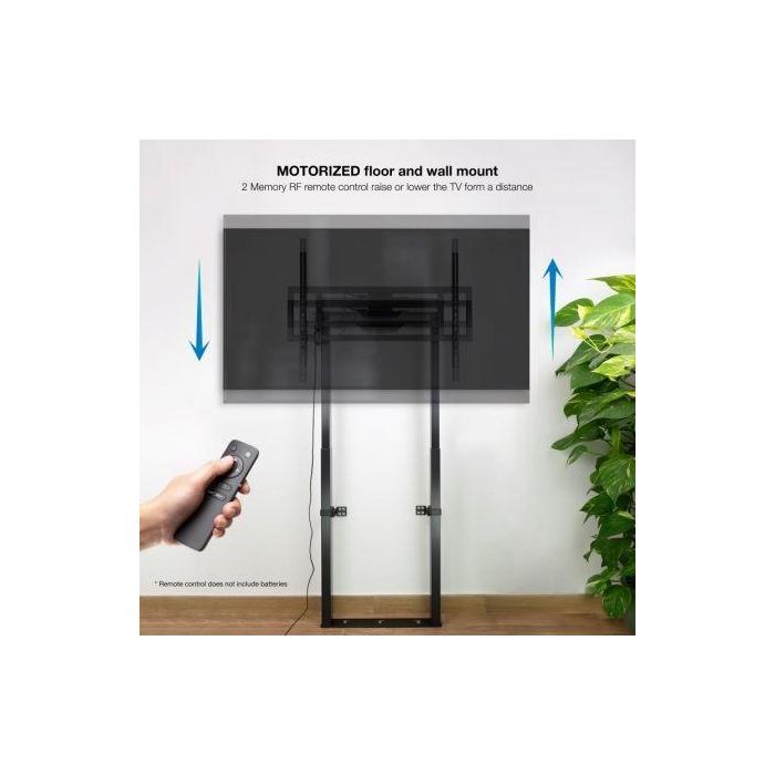 TooQ Soporte Suelo/Pared Eléctrico FSM01-B para TV 55-100" hasta 120kg 4