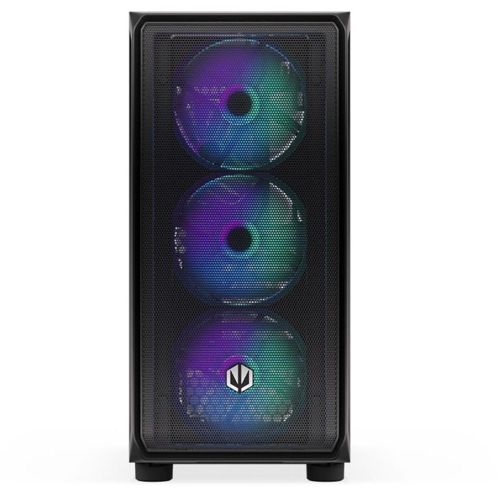 ENDORFY Arx 500 ARGB TG Black PC Gaming ATX micro ATX ITX - Caja de Ordenador con Vidrio Templado y Ventiladores ARGB 15