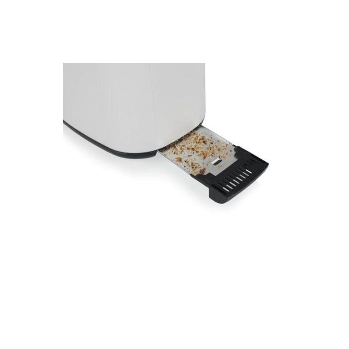Tristar BR-1055 Tostadora 750W 2 Ranuras, 7 Niveles de Tostado, Descongelar y Recalentar, Bandeja Recogemigas, Blanco 2
