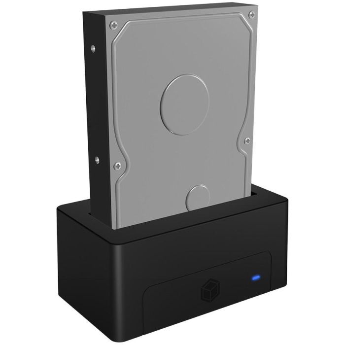 Dockingtation für 1x 2.5"/3.5" SATA I/II/III USB 3.2 ICY BOX Black 1