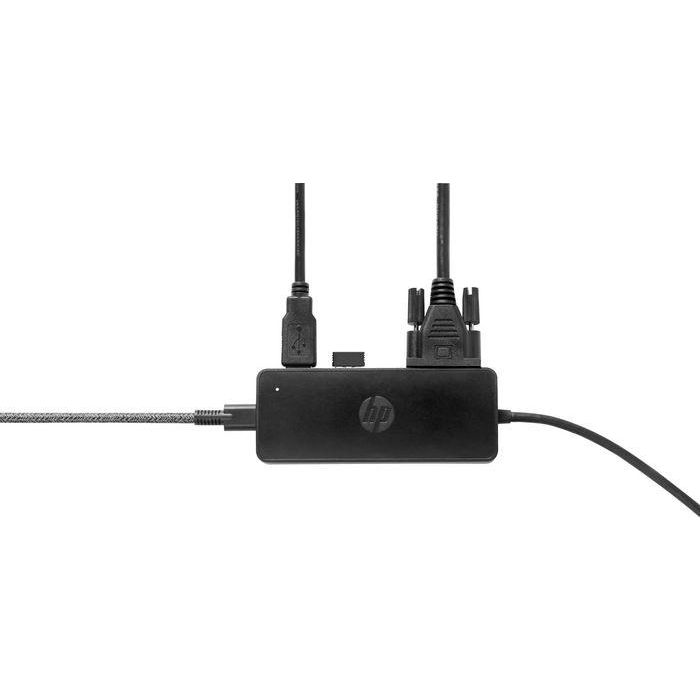 HP G2 USB-C Travel Hub Multipropósito para Portátiles, Expansor de Puertos con HDMI, VGA y 2x USB para Accesorios Diarios 6