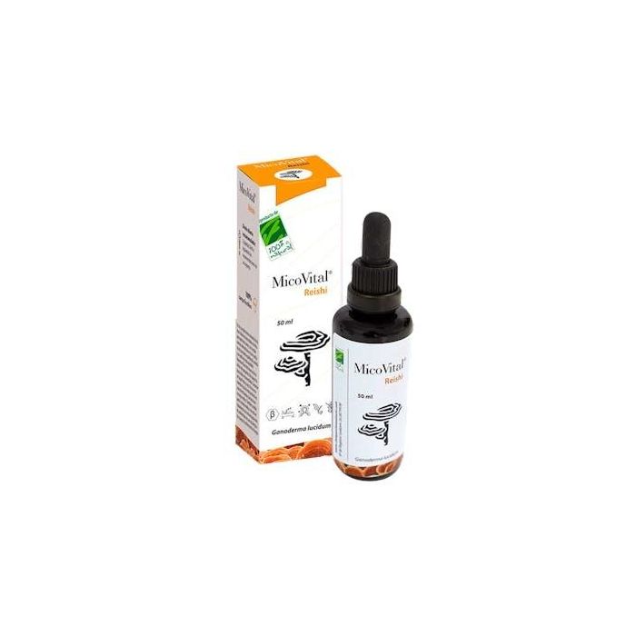 Micovital Reishi Líquido 50ml - Extracto Hongo Ganoderma lucidum para defensas inmunológicas naturales
