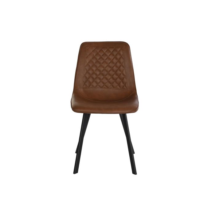 DKD Home Decor Silla Vintage Camel 52 x 85 x 48 cm (4 Unidades) 3