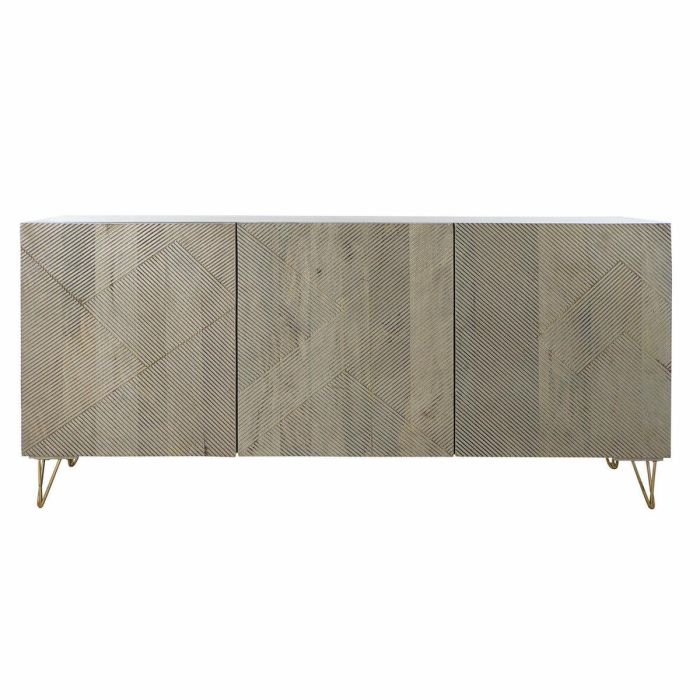 Buffet DKD Home Decor Gris Dorado 45 x 75 x 160 cm