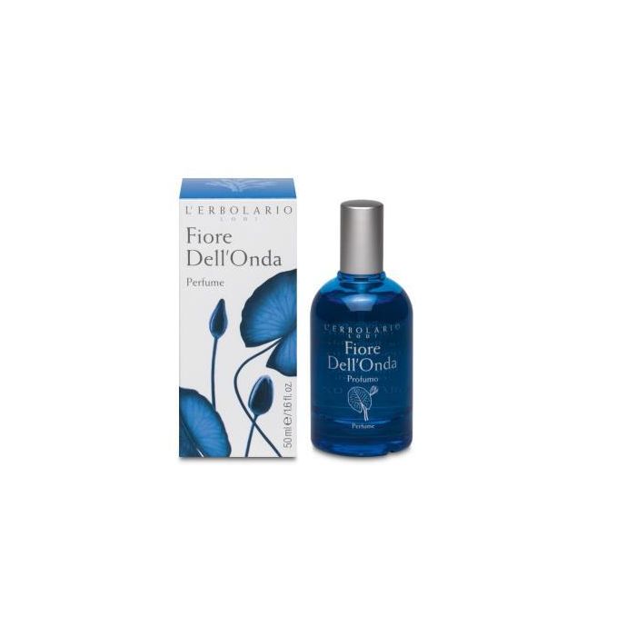 L'ERBOLARIO Flor De La Ola Perfume Unisex Fresco Marino 50 ml - Algas Rojas, Nenúfar Azul, Musgos Blancos