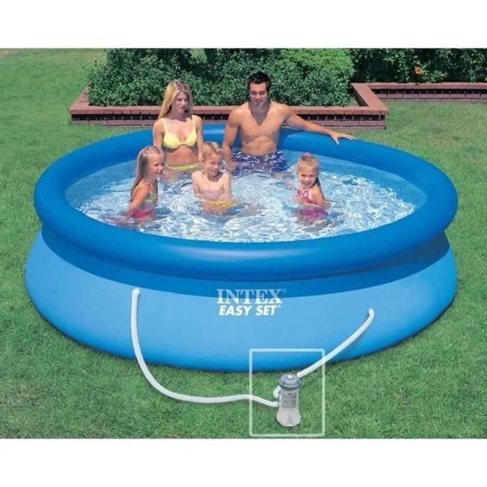 Piscina redonda easy set con depuradora de cartucho capacidad 3853 litros 305x76cm 3 Piscina redonda easy set con depuradora de cartucho capacidad 3853 litros 305x76cm 3