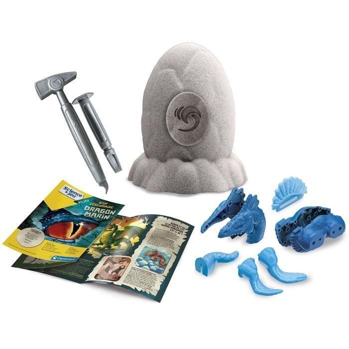 Clementoni CLE8005125527311 Sciences and Play Legendary Egg Marin Dragon 2