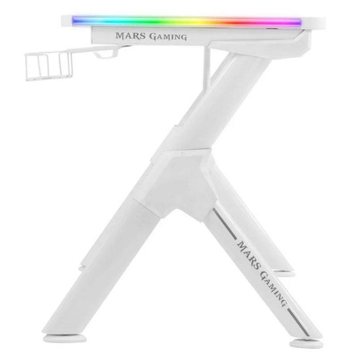 Mesa Mars Gaming Mgdxlrgbw Blanco 160 cm 1 Mesa Mars Gaming Mgdxlrgbw Blanco 160 cm 1