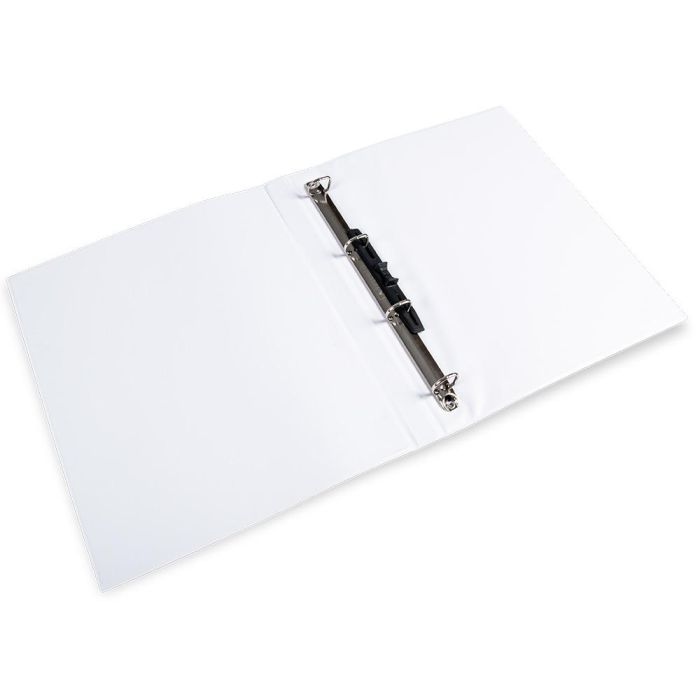 Carpeta Canguro 4 Anillas Mixtas 16 mm Liderpapel A4 Plastico Blanca 5