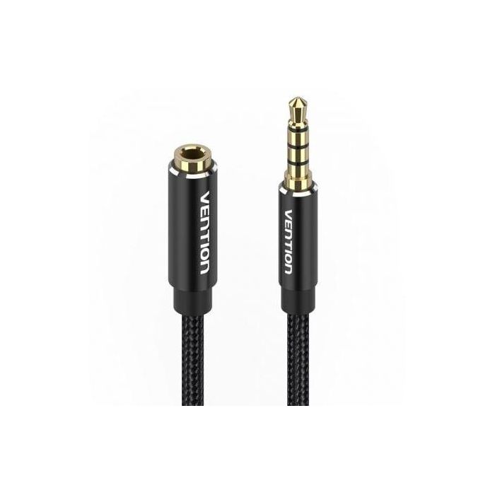 Vention BHCBG Cable de Audio Estéreo Extensión Jack 3.5mm Macho a Hembra 1.5m Negro 1 Vention BHCBG Cable de Audio Estéreo Extensión Jack 3.5mm Macho a Hembra 1.5m Negro 1