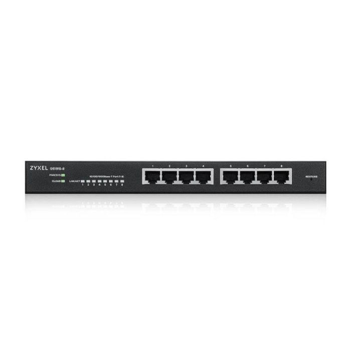 Zyxel GS1915-8 Switch Gestionado L2 Gigabit Ethernet 8 Puertos RJ-45 (10/100/1000) Negro 1