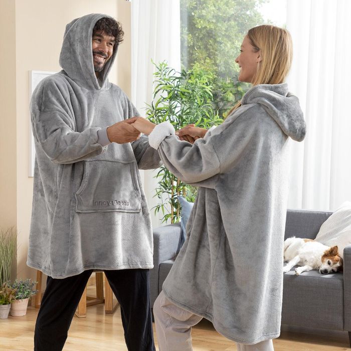Batamanta Sudadera Oversized con Forro Polar Swug InnovaGoods 12 Batamanta Sudadera Oversized con Forro Polar Swug InnovaGoods 12