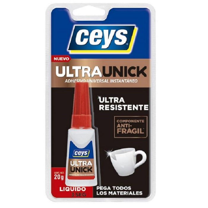Ceys 504051 Adhesivo Instantáneo Ultraunick 20g