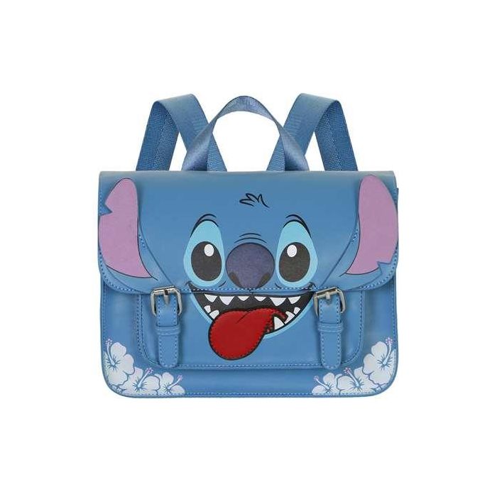 Karactermania Bolso-Mochila Satchel Lilo y Stitch Tongue Azul 27 x 11,5 x 20 cm 1