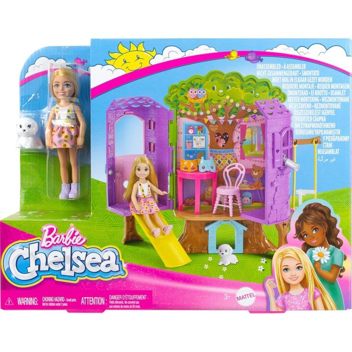 Set Casa Del Arbol Barbie Chelsea Hpl70 Mattel 1