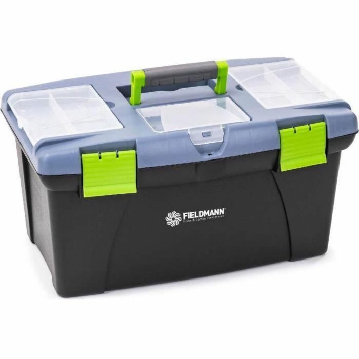 Fieldmann FDN 4120 Caja de herramientas de 20'' portátil con cierre metálico, ideal para almacenamiento y transporte de herramientas