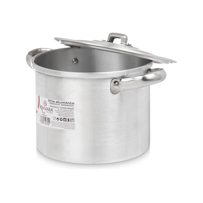 Olla de Aluminio Kinvara 16 cm 2 L - Plata, Apto Gas/Horno/Lavavajillas (6 Unidades) 2 Olla de Aluminio Kinvara 16 cm 2 L - Plata, Apto Gas/Horno/Lavavajillas (6 Unidades) 2