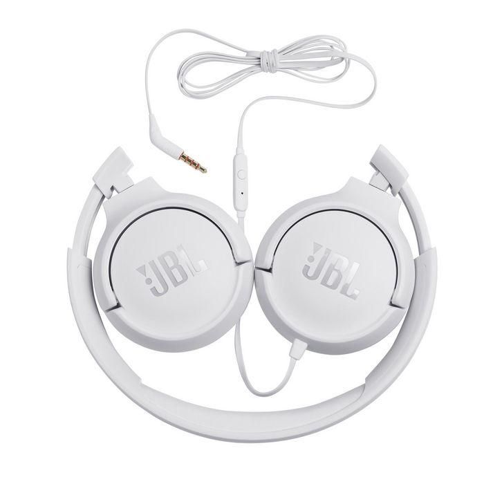 Auriculares JBL Tune 500/ con Micrófono/ Jack 3.5/ Blancos 8 Auriculares JBL Tune 500/ con Micrófono/ Jack 3.5/ Blancos 8