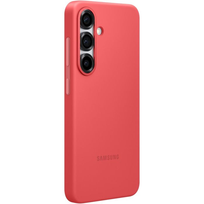 Samsung Funda Silicona Galaxy S25 Roja Original, Protección Resistente a Golpes y Rayones, Material Reciclado 3