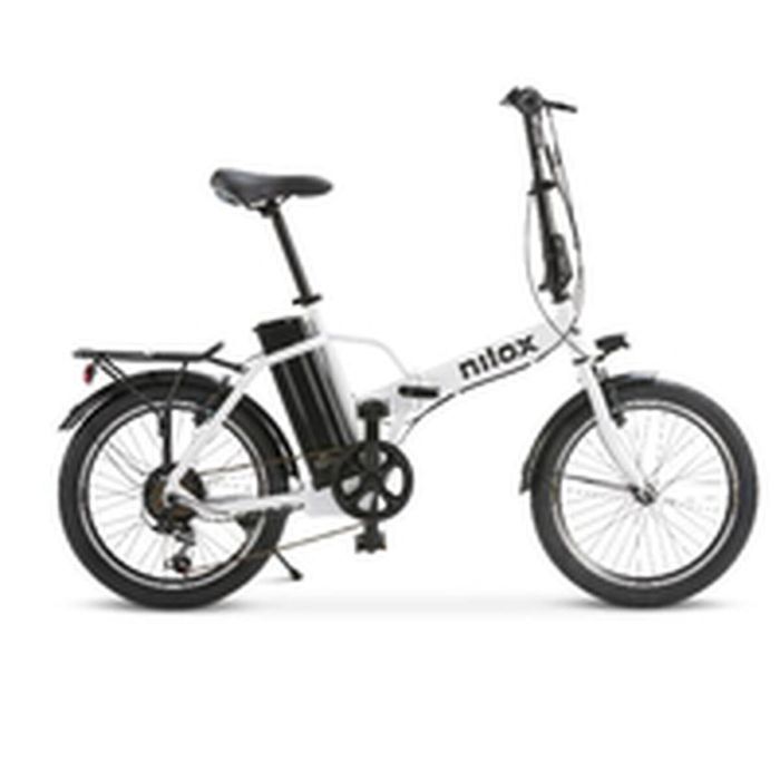 Bicicleta Eléctrica Nilox eBike J1 Pro Blanco 250 W 9600 mAh 20"