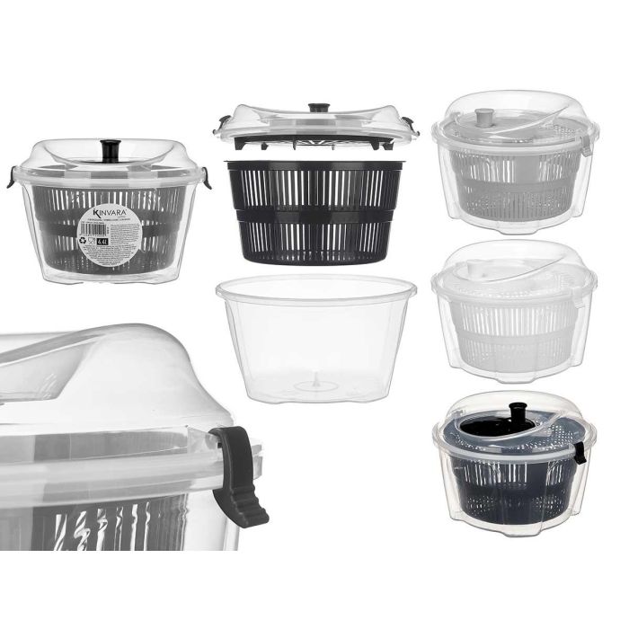 Centrifugadora Verduras Surtidoscol Neutros 4,4L Kinvara 26X18CM (6 Unidades) Centrifugadora Verduras Surtidoscol Neutros 4,4L Kinvara 26X18CM (6 Unidades)