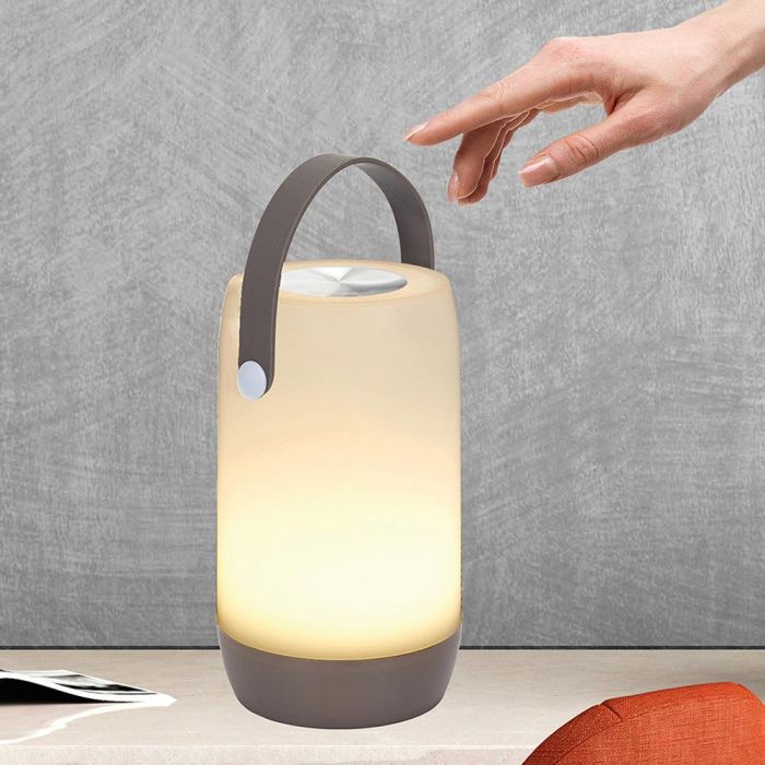 Home Deco Factory Lámpara Led Táctil Gris Interior/Exterior Asa USB Pilas 10.5x19 cm 3 Home Deco Factory Lámpara Led Táctil Gris Interior/Exterior Asa USB Pilas 10.5x19 cm 3
