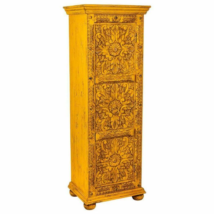 Armario Alexandra House Living Amarillo Hierro Madera de mango 40 x 149 x 53 cm Armario Alexandra House Living Amarillo Hierro Madera de mango 40 x 149 x 53 cm