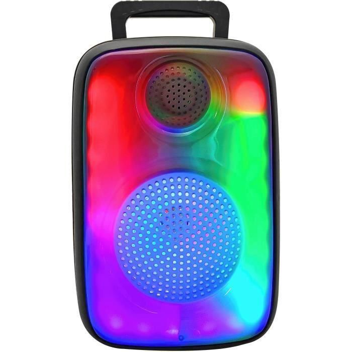 Altavoz con luz karaoke - INOVALLEY - FIRE02 - Bluetooth 5.1 - 150W - LEDs RGB sincronizados con la música