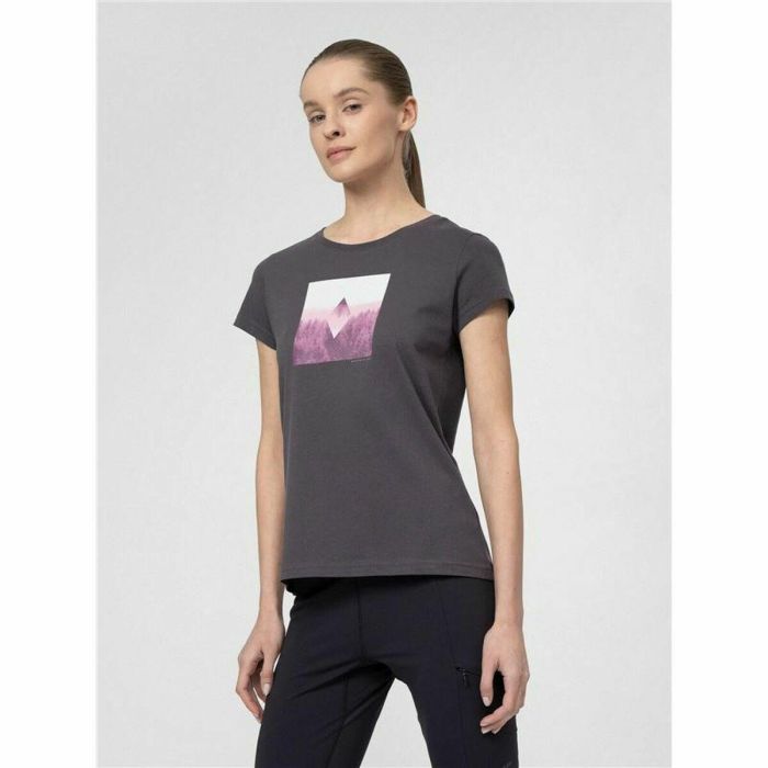 Camiseta de Manga Corta Mujer 4F Regular Organic XS 4