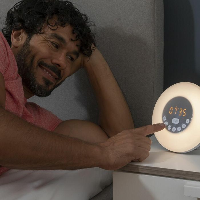 Despertador Amanecer Recargable con Altavoz Sunrilk InnovaGoods 6