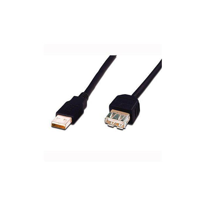 Digitus USB 2.0 extension cable, type A M/F, 5.0m, USB 2.0 conform, bl Digitus USB 2.0 extension cable, type A M/F, 5.0m, USB 2.0 conform, bl