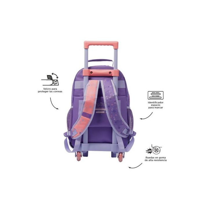 Totto Mochila Morral Rue Bomper Star Cat M Morado MJ03STC005-2410-4Q8M 1