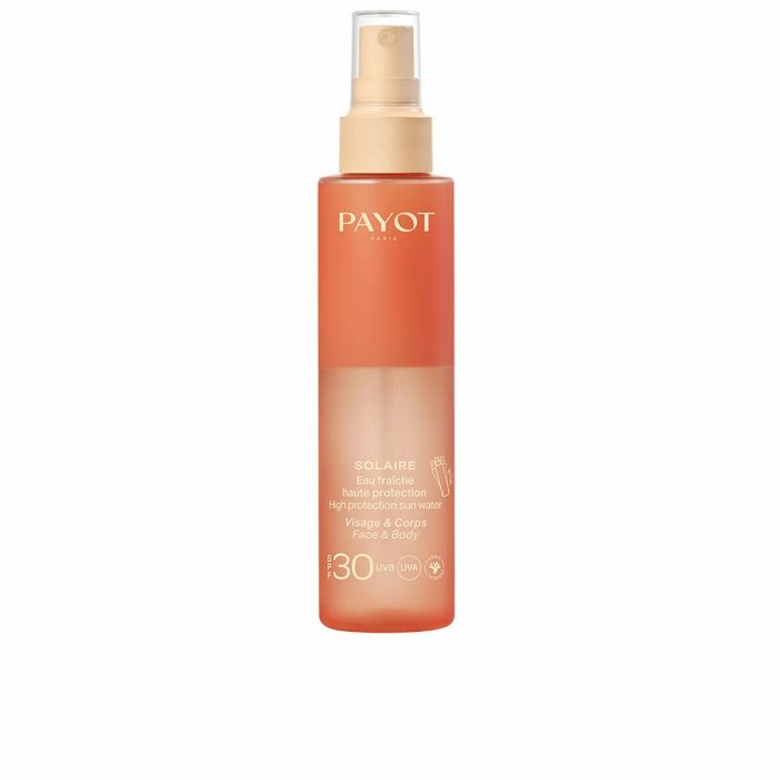Payot SOLAIRE Agua Solar SPF30 Protector Facial y Corporal, Resistente al Agua, Bifásico, Vegano 150 ml