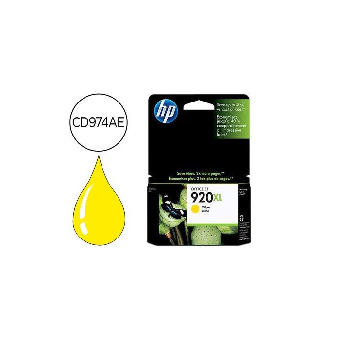 Ink-Jet Hp 920XL Amarillo 700Pag Officejet-920-6500