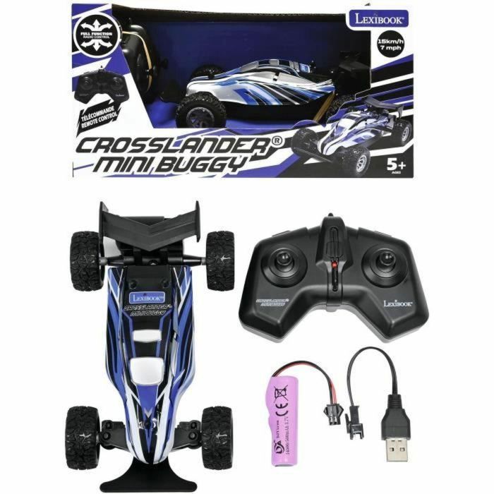Lexibook LEX3380743106069 Mini Coche Teledirigido Buggy Crosslander para Todas las Superficies, Fácil de Usar Lexibook LEX3380743106069 Mini Coche Teledirigido Buggy Crosslander para Todas las Superficies, Fácil de Usar