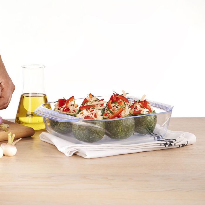 Fuente para Horno Pyrex Irresistible Transparente Vidrio Rectangular 27,5 x 16,9 x 6 cm (6 Unidades) 2 Fuente para Horno Pyrex Irresistible Transparente Vidrio Rectangular 27,5 x 16,9 x 6 cm (6 Unidades) 2