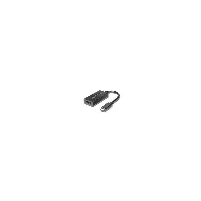 Lenovo Adaptador USB-C a DisplayPort para Monitores y Proyectores, Soporta Video HD y Audio, 200 mm
