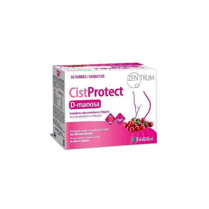 Zentrum Cistprotect 30 Sbrs Arándano Rojo, D-Manosa y Lactobacillus Rhamnosus para Vías Urinarias en Sobres