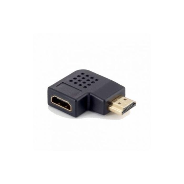EQUIP Adaptador HDMI A-B St/Bu 90 Grados Angulado Negro