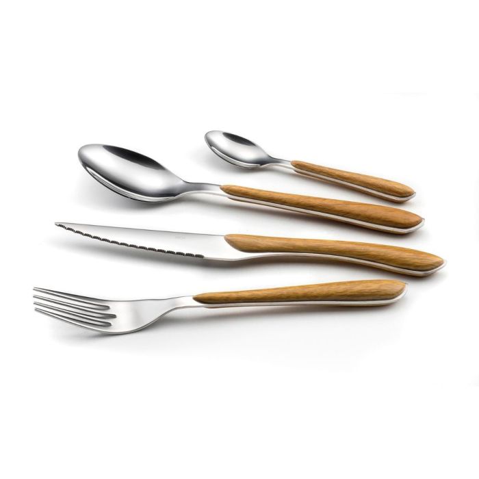 Amefa Éclat Cuchara de Postre de Acero Inoxidable 13,5 cm 2mm - Set de 6 Piezas con Acabado Brillo, Apto Lavavajillas 1