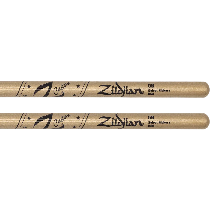 Zildjian Baquetas 5B Gold Chroma Edición Limitada 1