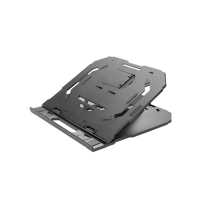 Lenovo Soporte para Portátil 2 en 1 Ergonómico Antideslizante con Orificios de Ventilación para Refrigeración Mejorada y Soporte Integrado para Teléfono Lenovo Soporte para Portátil 2 en 1 Ergonómico Antideslizante con Orificios de Ventilación para Refrigeración Mejorada y Soporte Integrado para Teléfono