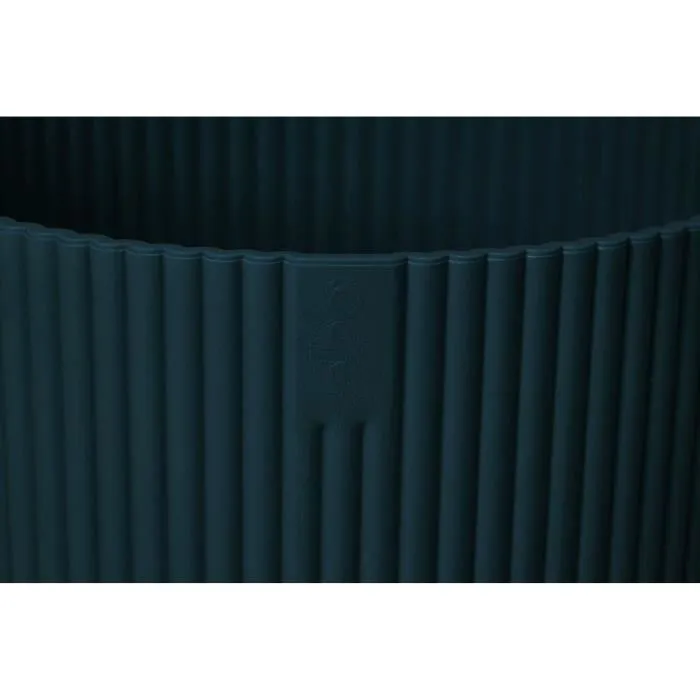 Elho ELH8711904494285 Vibes Redonda Flower Pot - Plástico - Ø25 - Azul Oscuro 4