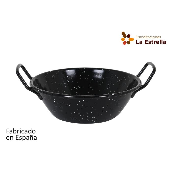 Paellera honda bordonada 20 cm - 1.4L Jaspeada - La Estrella (8 Unidades) Paellera honda bordonada 20 cm - 1.4L Jaspeada - La Estrella (8 Unidades)