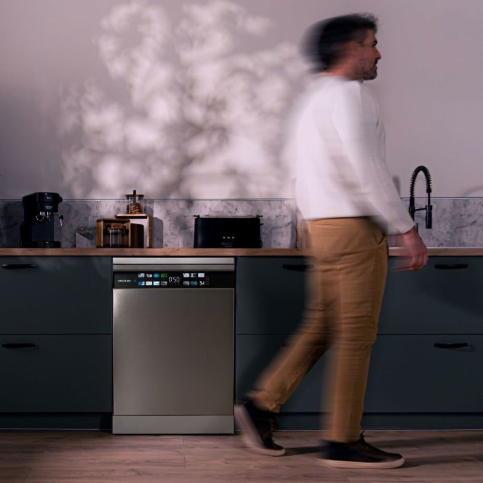 Lavavajillas Cecotec Bolero Aguazero 6700 Inox B 60 cm 8