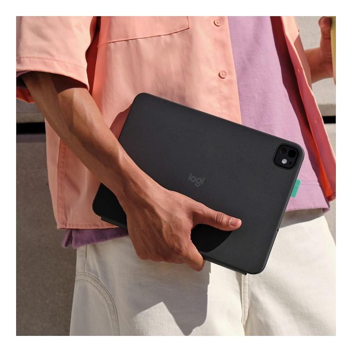 Logitech Flip Folio Teclado QWERTY Internacional EE.UU. Grafito para iPad Pro 11 pulgadas (M4) y iPad Air 11 pulgadas (M2, M3, 5a generación), Inalámbrico, Bluetooth Logitech Flip Folio Teclado QWERTY Internacional EE.UU. Grafito para iPad Pro 11 pulgadas (M4) y iPad Air 11 pulgadas (M2, M3, 5a generación), Inalámbrico, Bluetooth