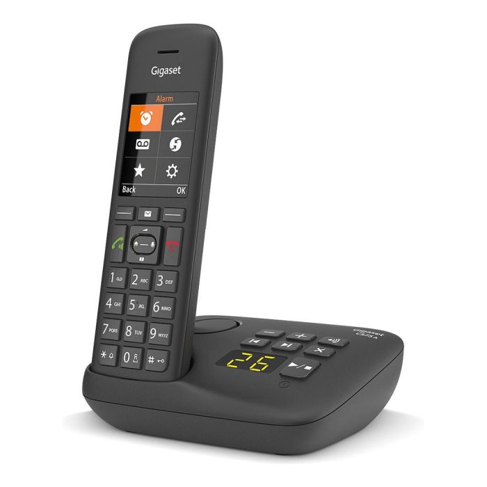 Gigaset C575A Teléfono Inalámbrico DECT Negro con Contestador Automático y Pantalla a Color 2